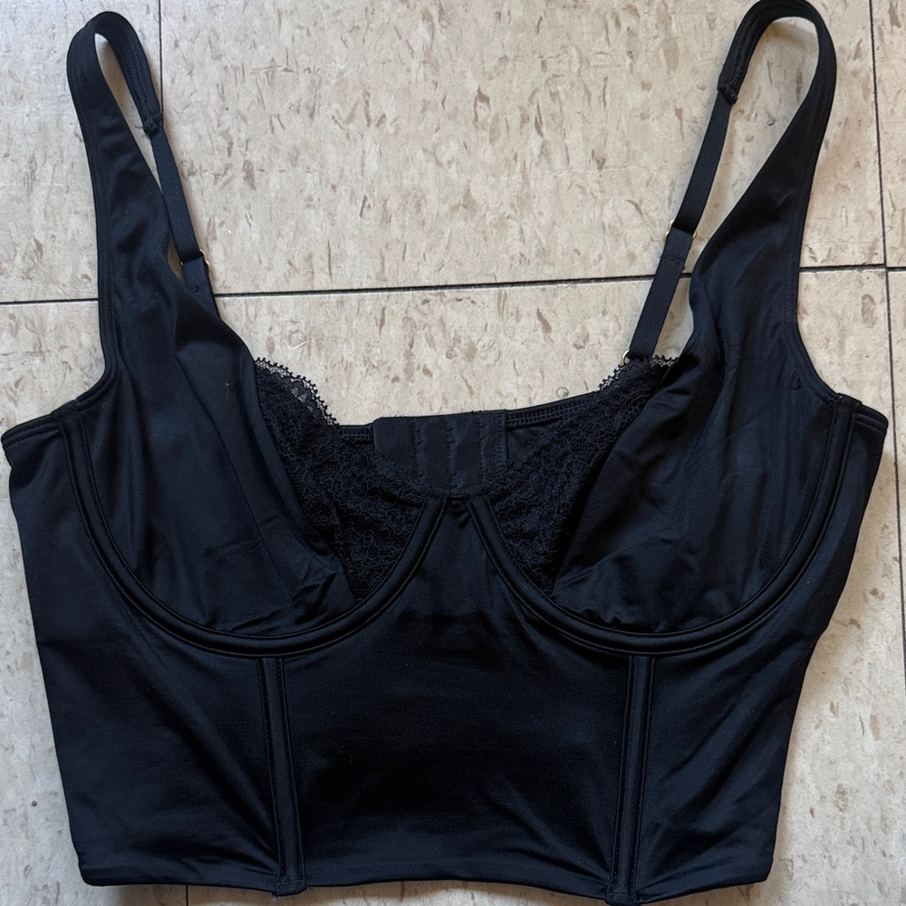 NEW Abercrombie & Fitch Black Corset